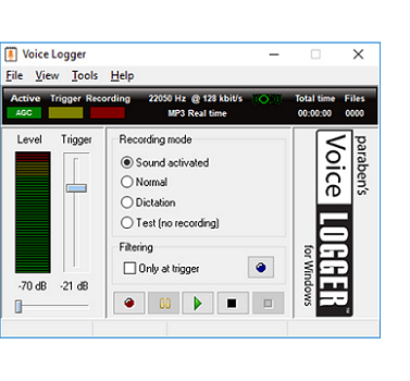 Voicelogger for Windows OS